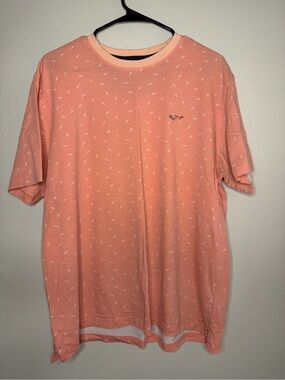 Greg Norman Collection Peach Short-Sleeve Crewneck Shirt